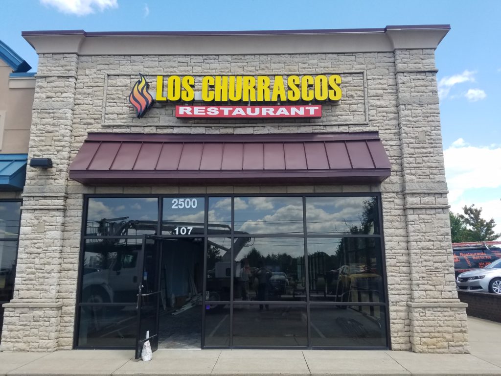 Los Churrascos, Nashville, Channel Letters by Adams Signs & Awnings