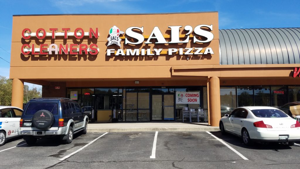 Sal's Pizza, Nipper's Corner, Nashville, Channel Letters by Adams Signs & Awnings
