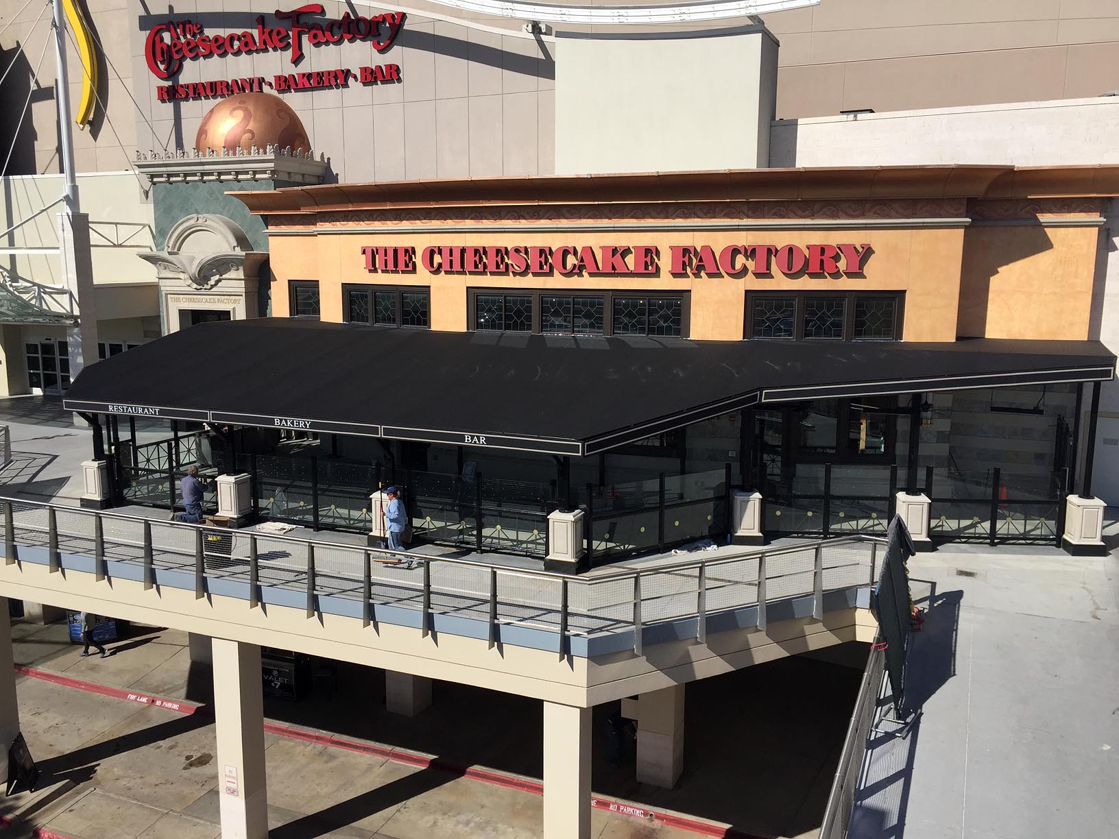 Canopy/Awnings at Cheesecake Factory Green Hills by Adams Signs & Awnings