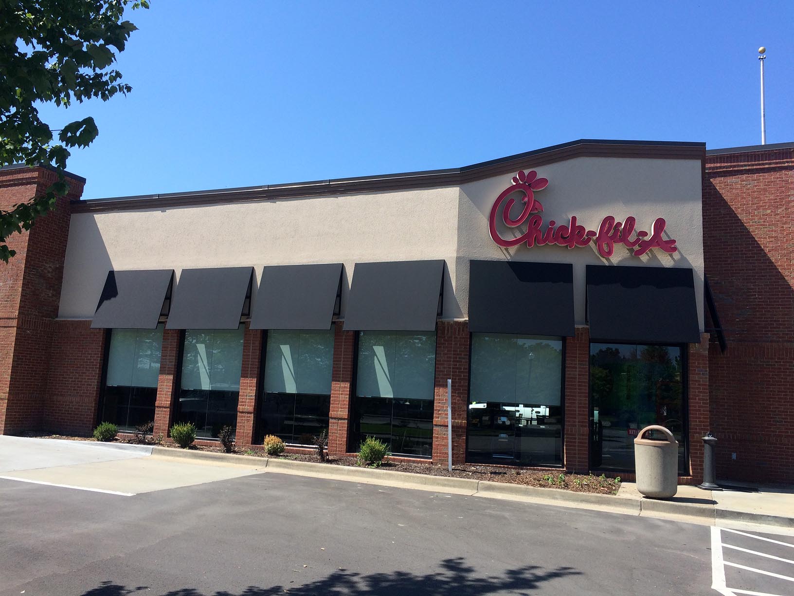 Awning at Chic Fil A by Adams Signs & Awnings